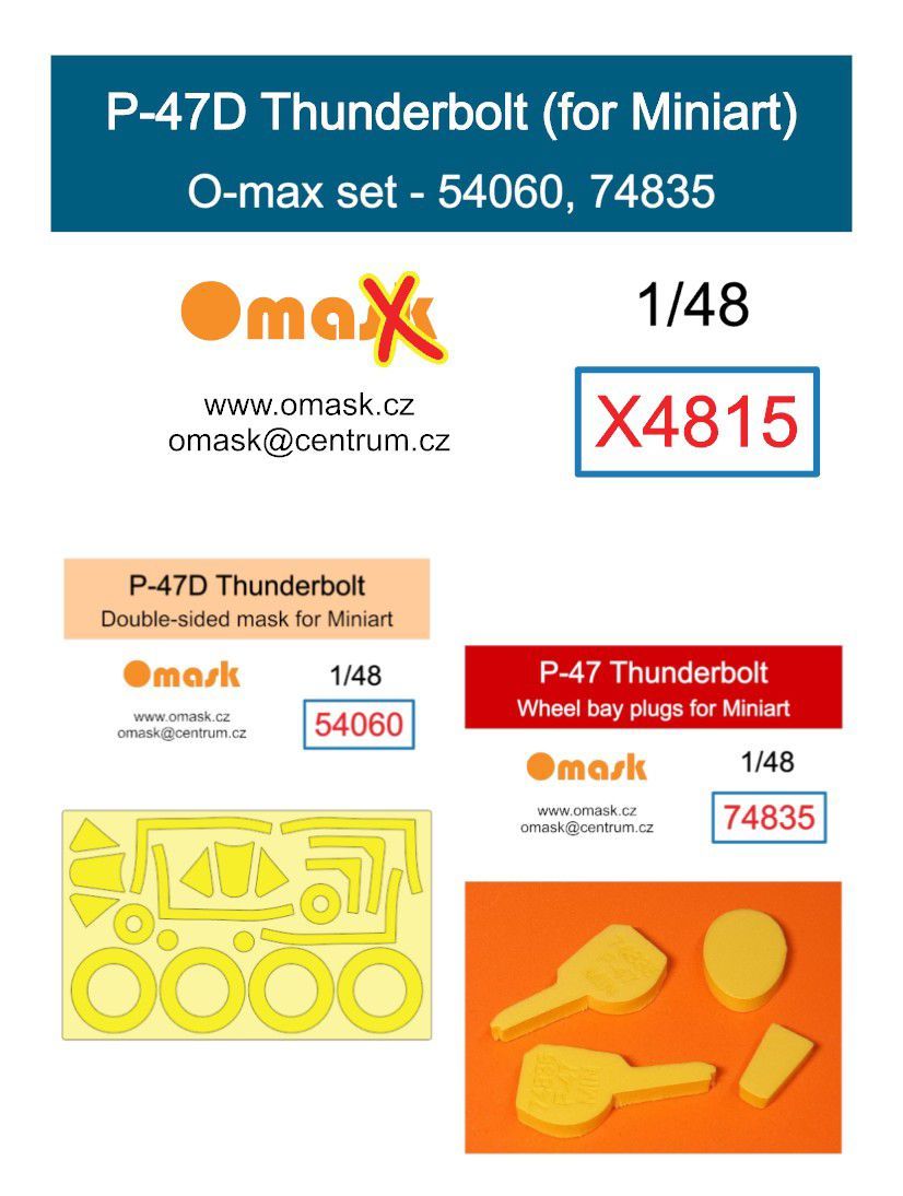 1:48 P-47D Thunderbolt O-max set (for Miniart)