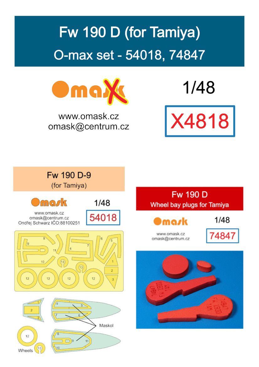 1:48 Fw 190D O-max set (for Tamiya)