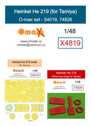1:48 Heinkel He-219 O-max set (for Tamiya)