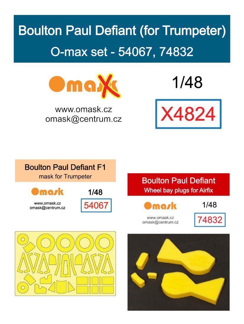 1:48 Boulton Paul Defiant O-max set (for Trumpeter)