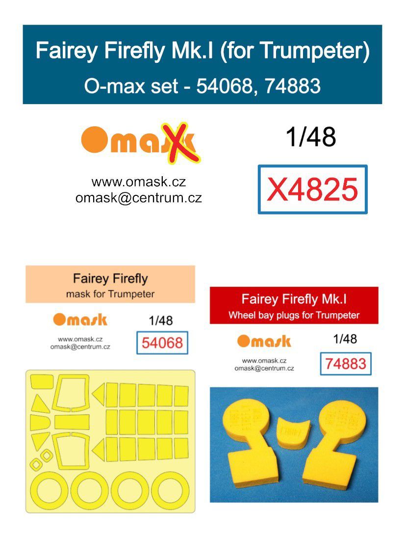 1:48 Fairey Firefly Mk.I O-max set (for Trumpeter)