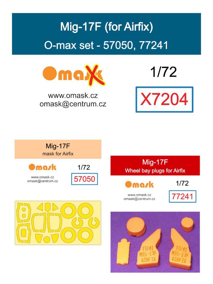 1:72 Mig-17F O-max set (for Airfix)