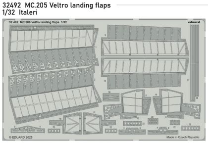 1:32 Macchi MC.205 Veltro landing flaps