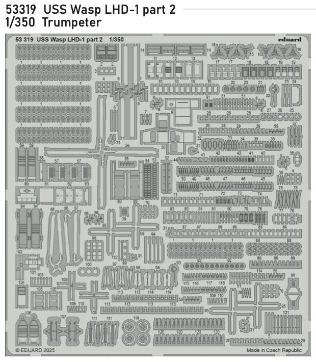 1:350 USS Wasp LHD-1 part 2 