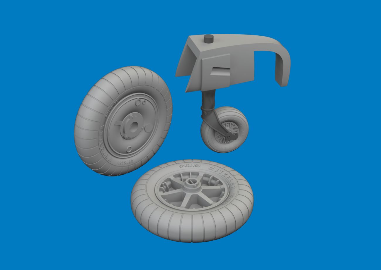 1:32 Bf-109E wheels 