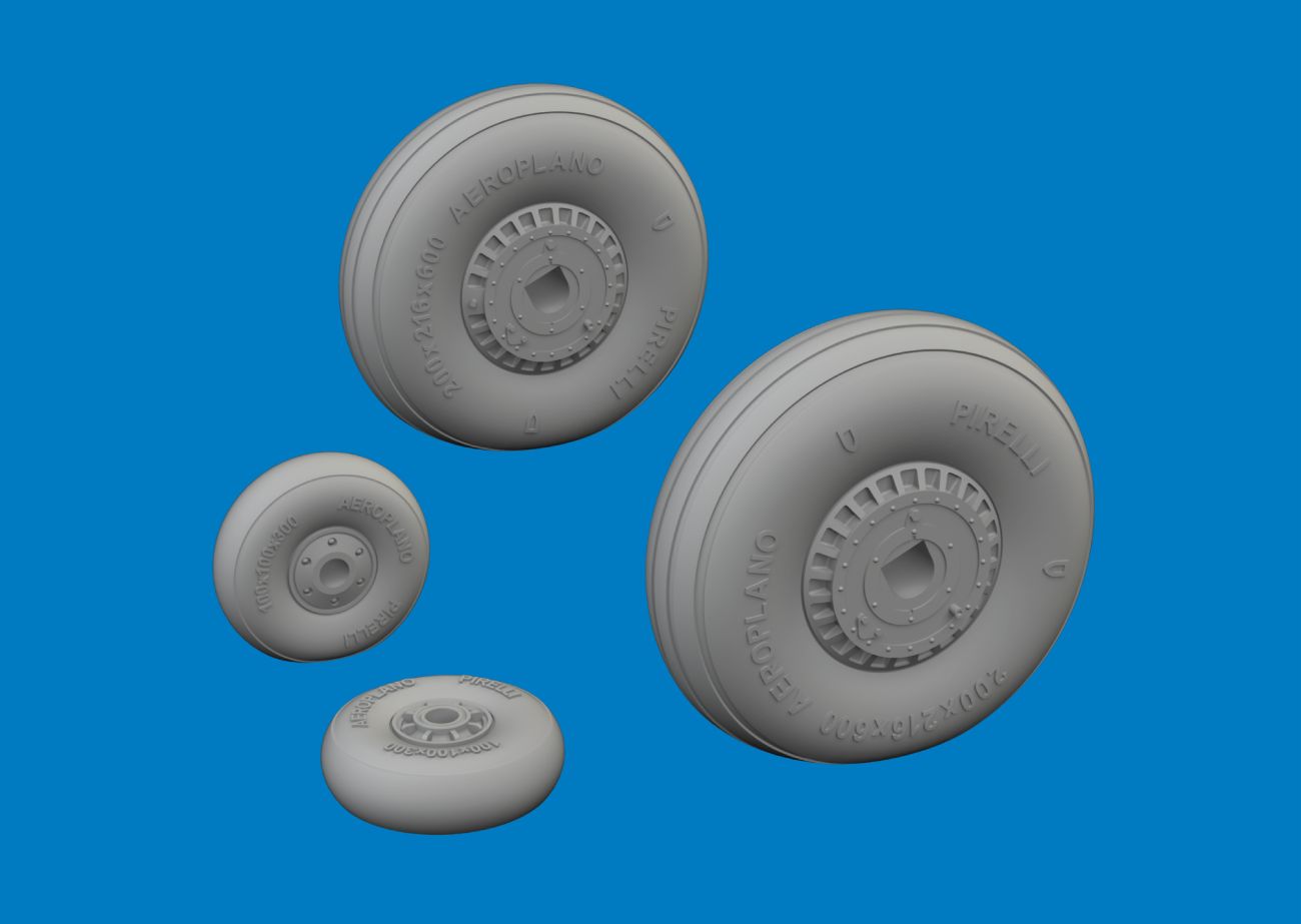 1:32 Macchi MC.205 Veltro wheels
