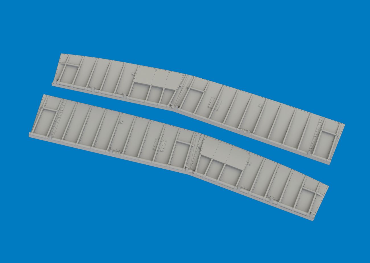 1:48 Hawker Tempest Mk.V landing flaps 