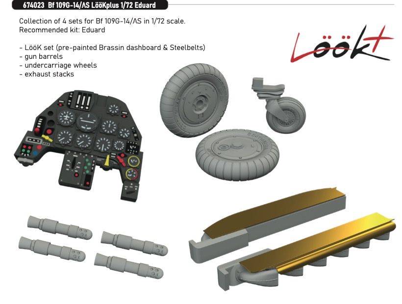 1:72 Bf-109G-14/AS LooKplus
