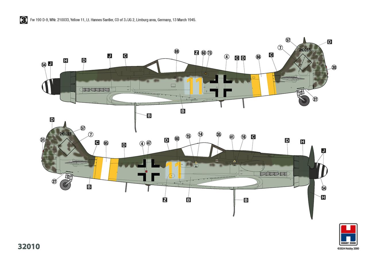 1:32 Focke-Wulf Fw-190D-9 Early Production
