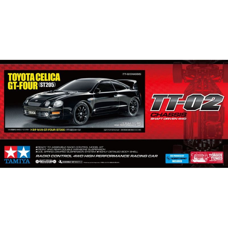 1:10 TT-02 TOYOTA CELICA GT-FOUR (ST205)