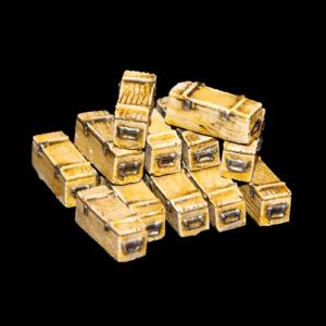 1:72 Wooden Ammo Boxes for 5 cm Kw.K.39
