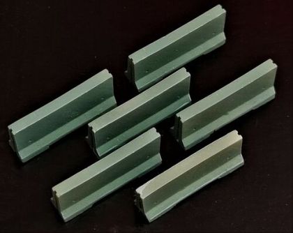 1:72 Modern concrete barricades