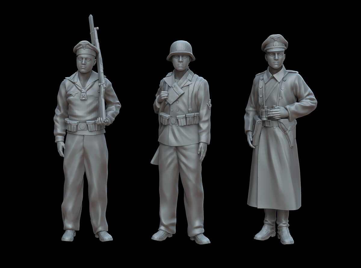 1:72 German Navy Soldiers