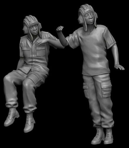 1:72 African Tank Crew