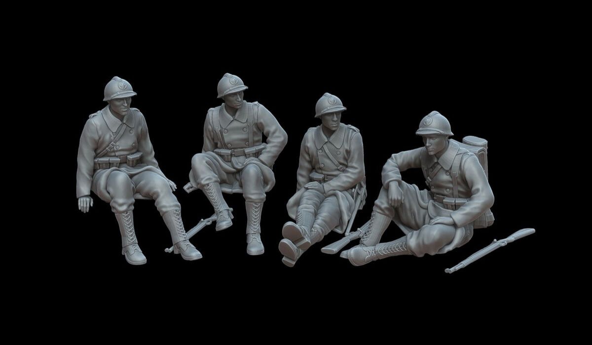 1:72 Belgian Soldiers 1940
