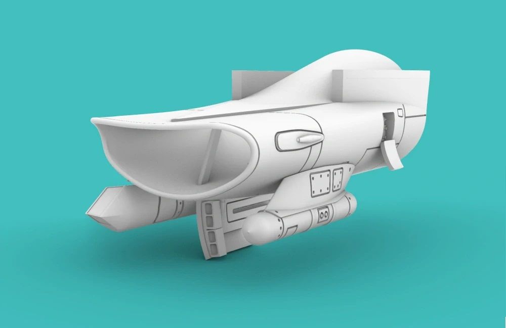 1:144 F-16 Intake EARLY, w/ Sniper pod ,Harm pod for Revell kit