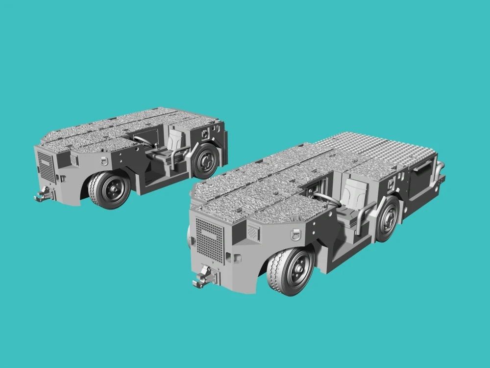 1:144 USN STT Towing tractor A/S32A-49 LONG and SHORT version SET