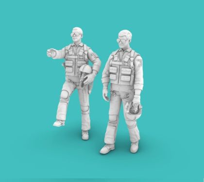 1:48 Vietnam Pilots Standing/Climbing SET1