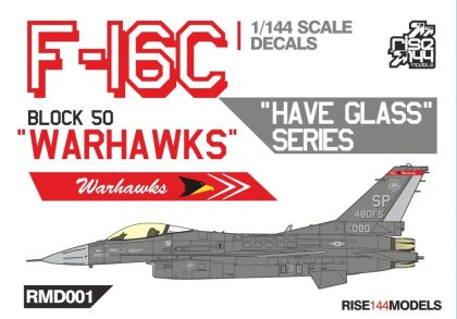 1:144 F-16C decals WARHAWKS (HAVE GLASS SCHEME)