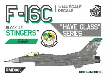 1:144 F-16C decals STINGERS OHIO ANG. VOL.1 (HAVE GLASS SCHEME)