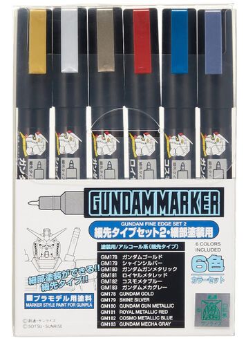 Gundam Marker Fine Edge Set 2