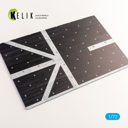 1:72 JMSDF Hyuga (DDH 181) Deck - Base - Acrylic 3 mm (280 x 180 mm) (170 g)