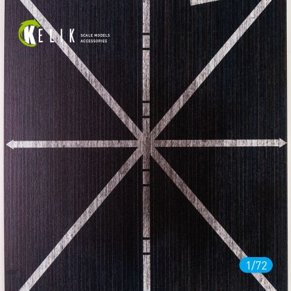 1:72 USS Antietam (CV-36) 1953 type 2 - Base - Acrylic 3 mm (180 x 214 mm) (130 g)