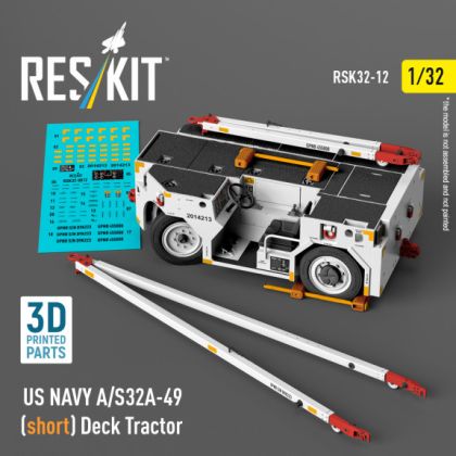 1:32 US NAVY A/S32A-49 (short) Deck Tractor (3D Printed model kit)