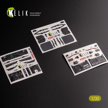 1:35 UH-60L interior 3D decals for Academy kit