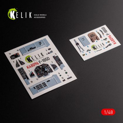 1:48 F-105D Thunderchief - interior 3D decals for HobbyBoss kit