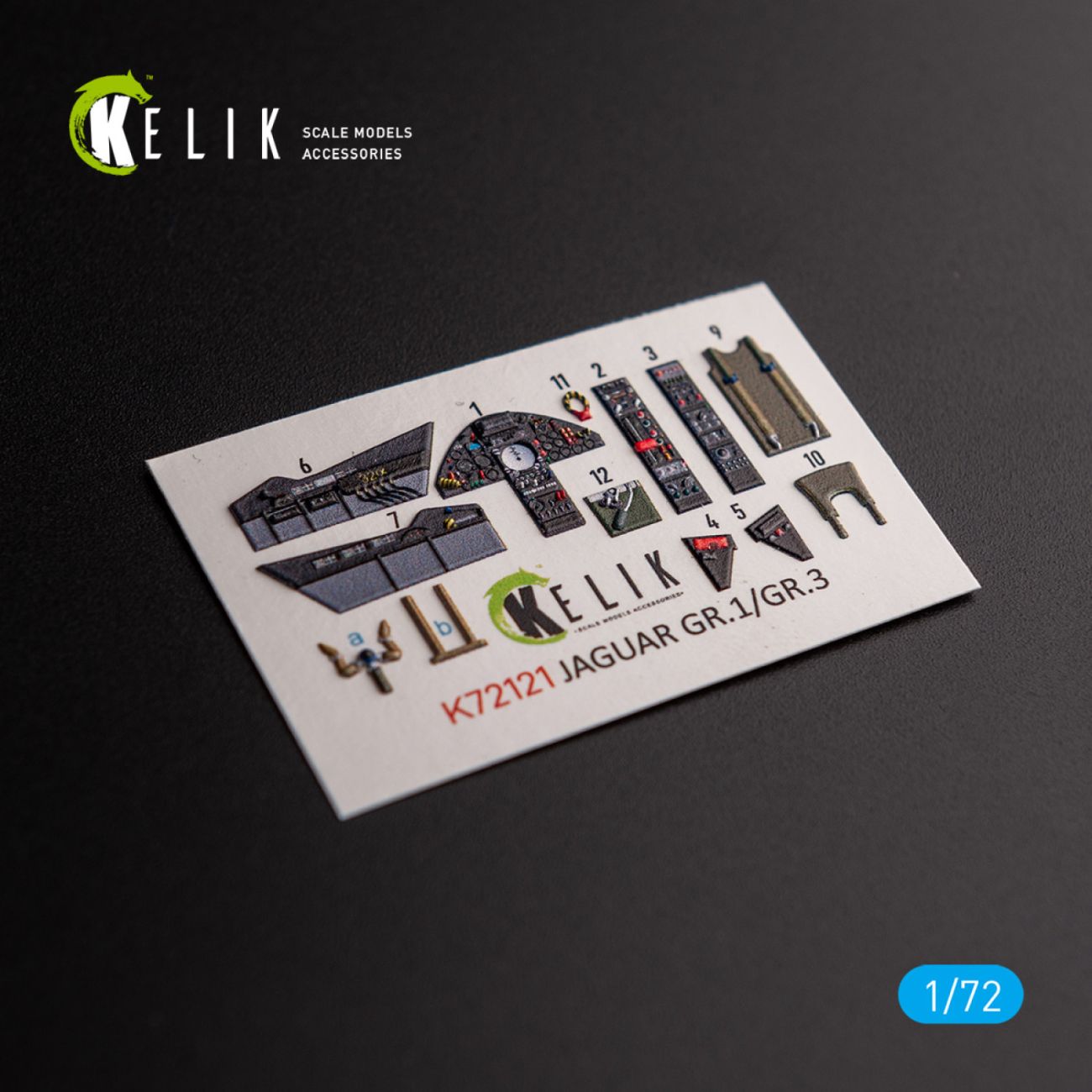 1:72 Jaguar GR.1/GR.3 - interior 3D decals for Italeri kit