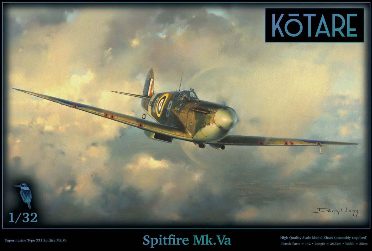 1:32 Spitfire Mk.Va - Wing Commander Douglas Bader Tangmere Wing 1941