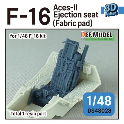 1:48 F-16 Aces-II Ejection Seat (Fabric Pad) (For F-16 Kit)