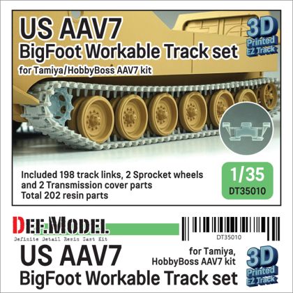 1:35 US AAV7 BigFoot Workable Track Set (For Tamiya/HobbyBoss Kit)