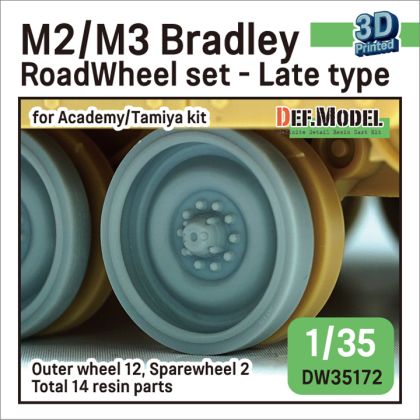 1:35 M2/M3 Bradley RoadWheel Set - Late Type (For Academy/Tamiya Kit)