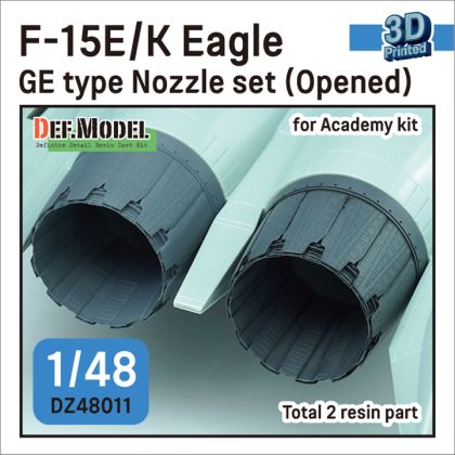 1:48 F-15E/K Eagle GE Type Nozzle Set - Opened (For Academy Kit)