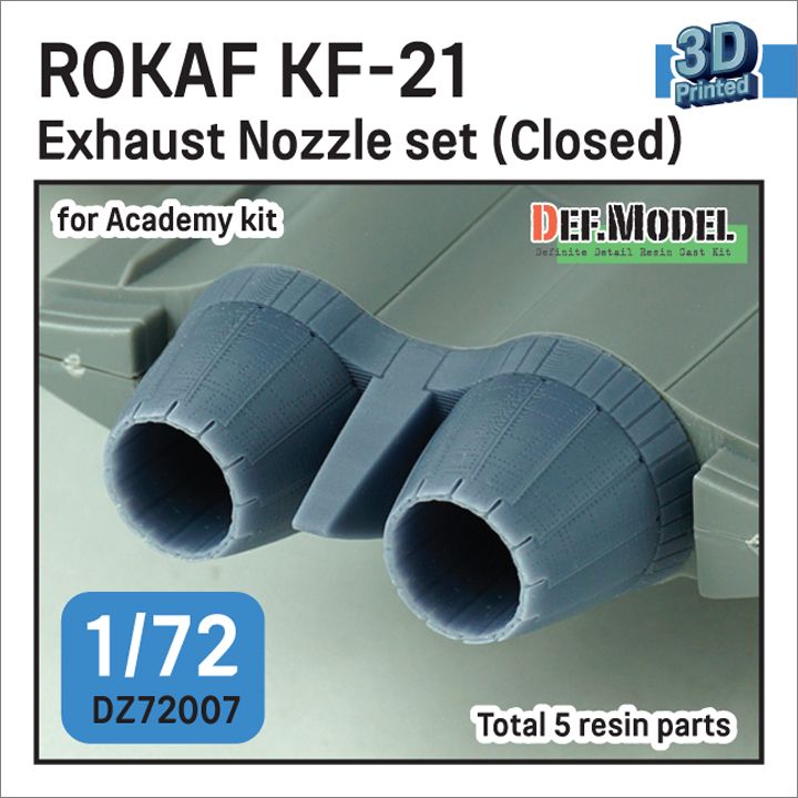 1:72 ROKAF KF-21 Exhaust Nozzle Set (Closed) (For Academy)