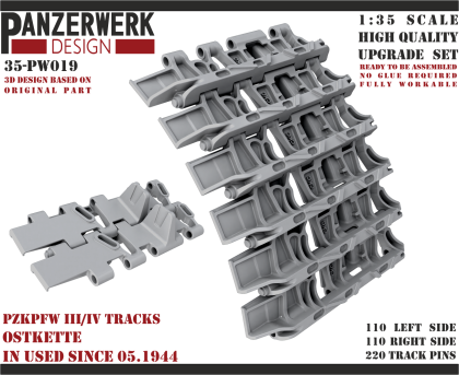 1:35 Panzer III/IV tracks Ostkette