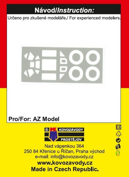 1:72 Messerschmitt Bf 109E-1/3 Mask for canopy and whell