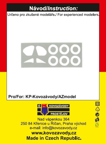 1:72 X-3 Stiletto Mask for canopy and wheel