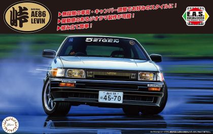 1:24 Scale Fujimi Toyota Drift King AE86 Levin Tohge Easy Alignment System