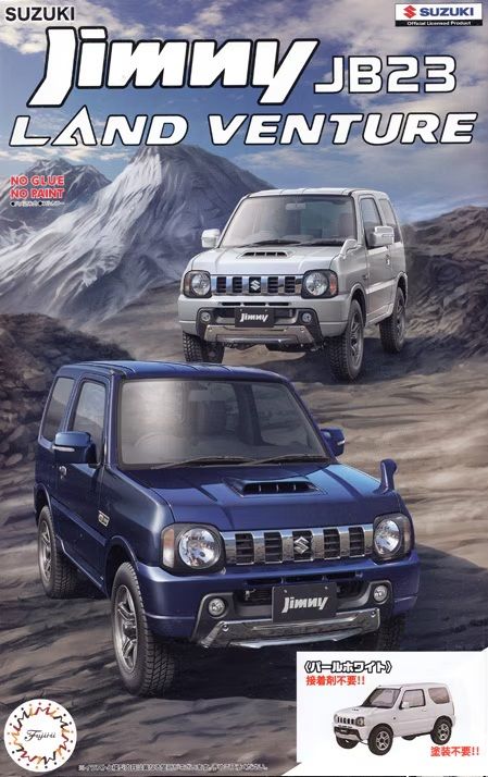 1:24 Suzuki Jimny JB23 Land Venture Pearl White