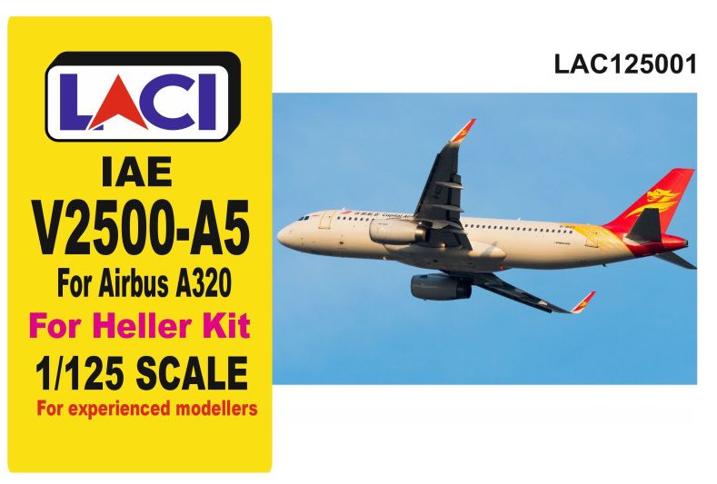 1:125 Engines IAE V2500-A5 for Airbus A320 Heller kit
