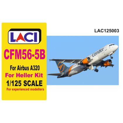 1:125 Engines CFM56-5B for Airbus A320 Heller kit