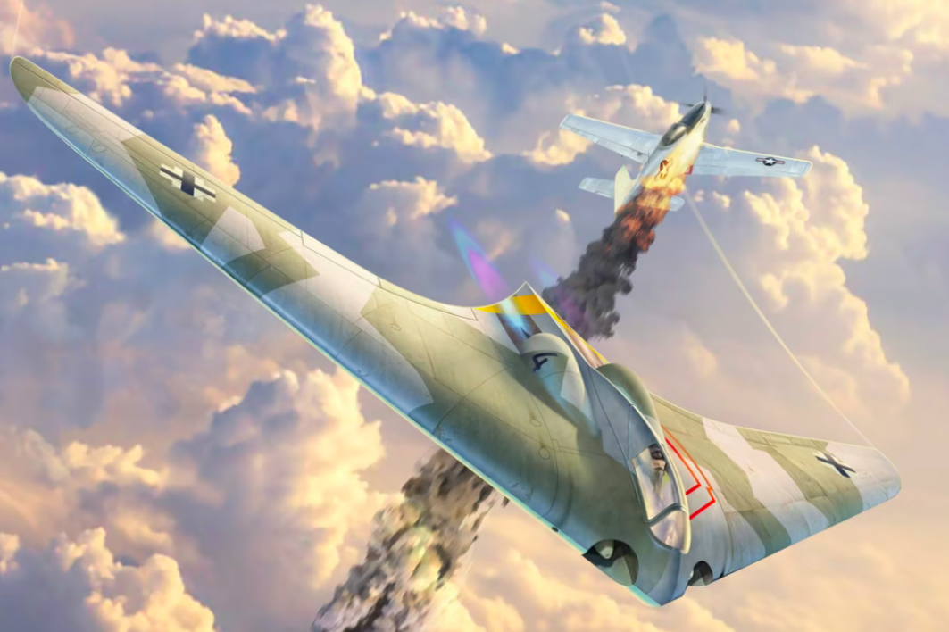 1:72 Early Horten H IX V1 project w/ BMW 003j