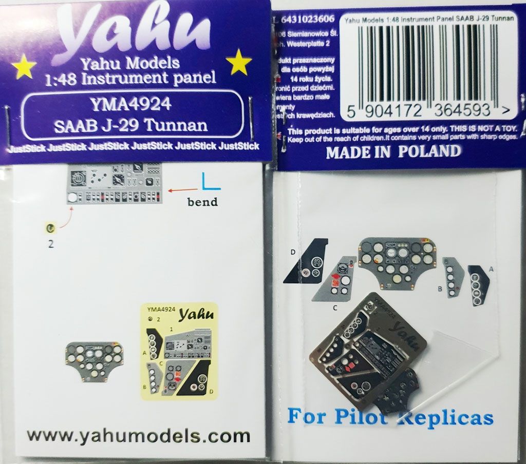 1:48 SAAB J-29 Tunan (Pilot Replikas)