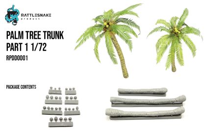 1:72 Palm tree trunk part 1