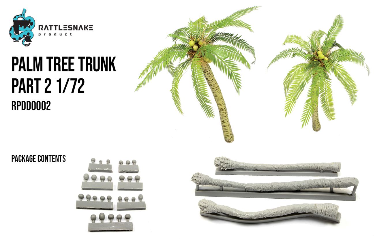 1:72 Palm tree trunk part 2