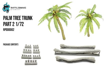 1:72 Palm tree trunk part 2