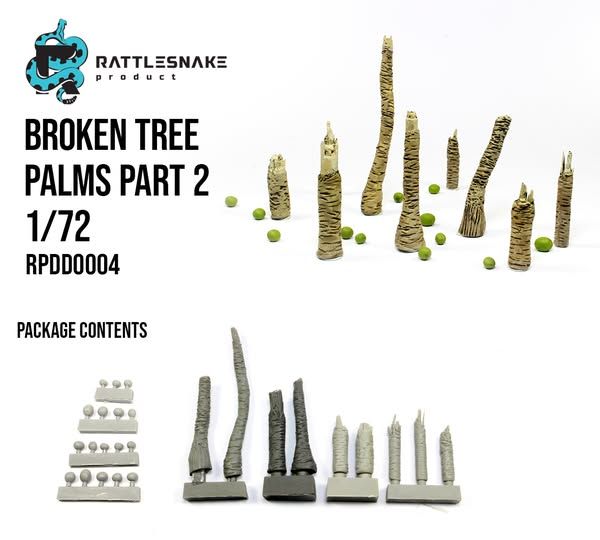 1:72 Broken tree palms part 2